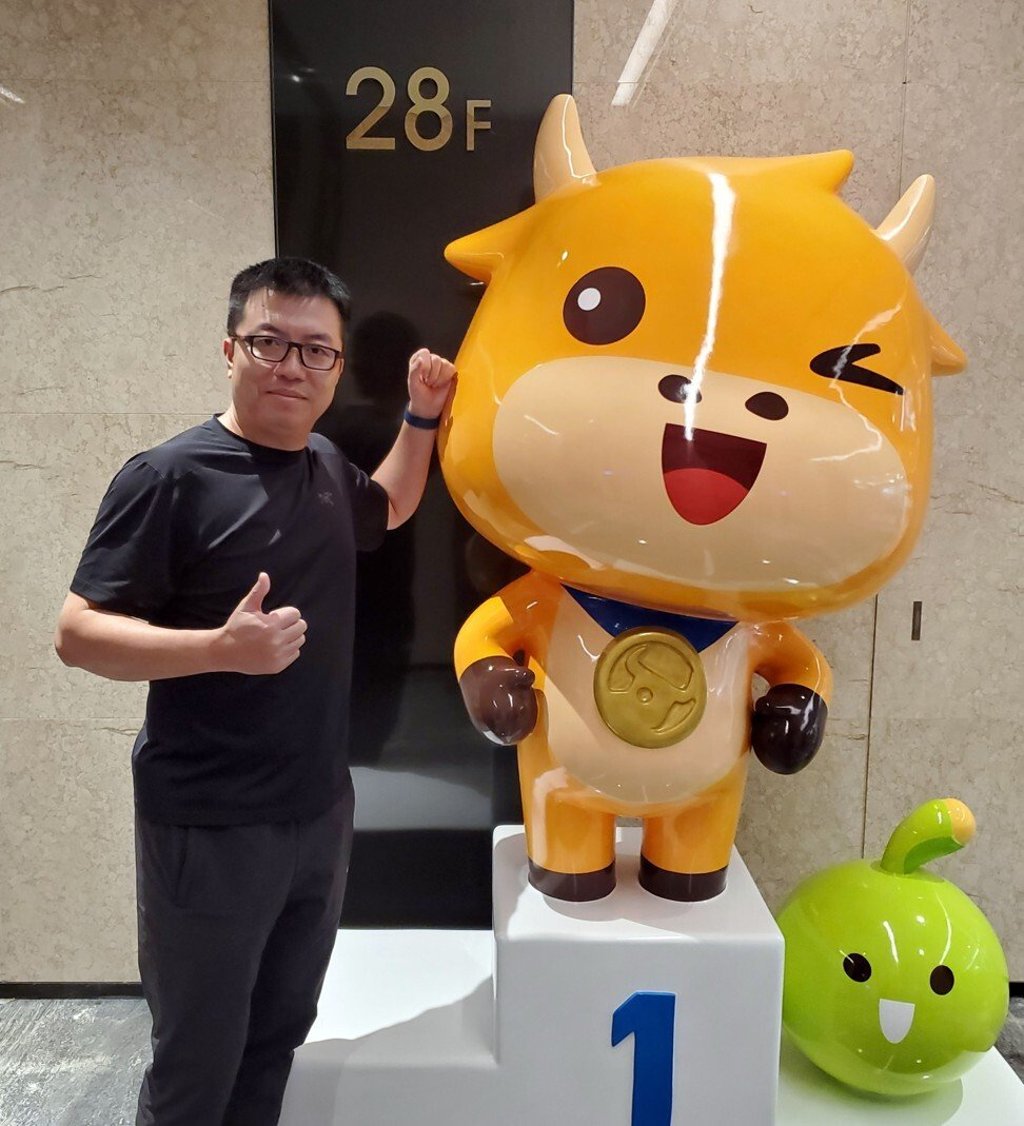 Futu Holdings founder and chairman Leaf Li Hua. Photo: Iris Ouyang Futu Holdings founder and chairman Leaf Li Hua. Photo: Iris Ouyang