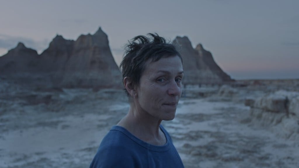 Frances McDormand in the film Nomadland. Photo: 20th Century Studios/Searchlight Pictures Frances McDormand in the film Nomadland. Photo: 20th Century Studios/Searchlight Pictures