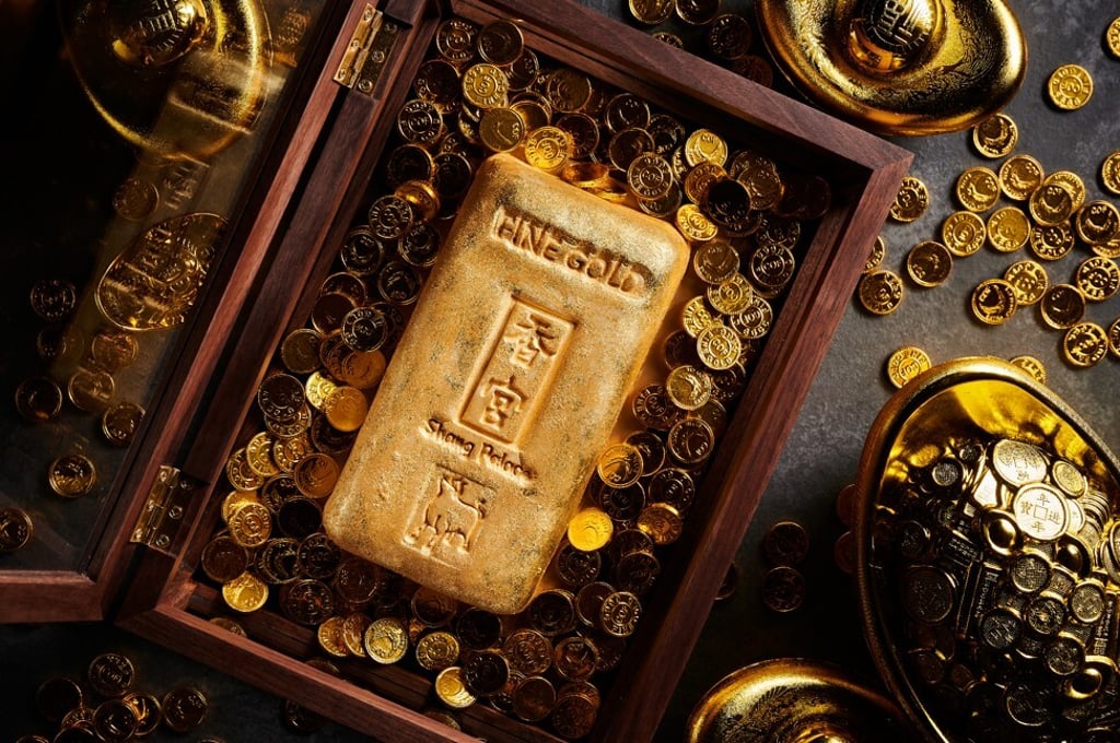 999.9 Prestige Golden Bar Pudding. Photo: Shang Palace 999.9 Prestige Golden Bar Pudding. Photo: Shang Palace