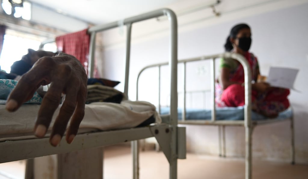 Fingers of a TB patient in India. Photo: Getty Images