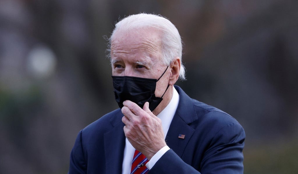 US President Joe Biden walks from Marine One to the White House in Washington on Friday. Photo: Reuters US President Joe Biden walks from Marine One to the White House in Washington on Friday. Photo: Reuters