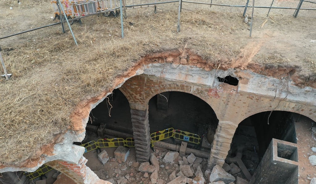 View of service reservoir in Shek Kip Mei's Wo Chai hill (Bishop Hill). Officially known as the
