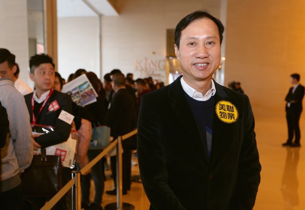 Sammy Po Siu-ming of Midland Realty in a 2017 file picture. Photo: Xiaomei Chen