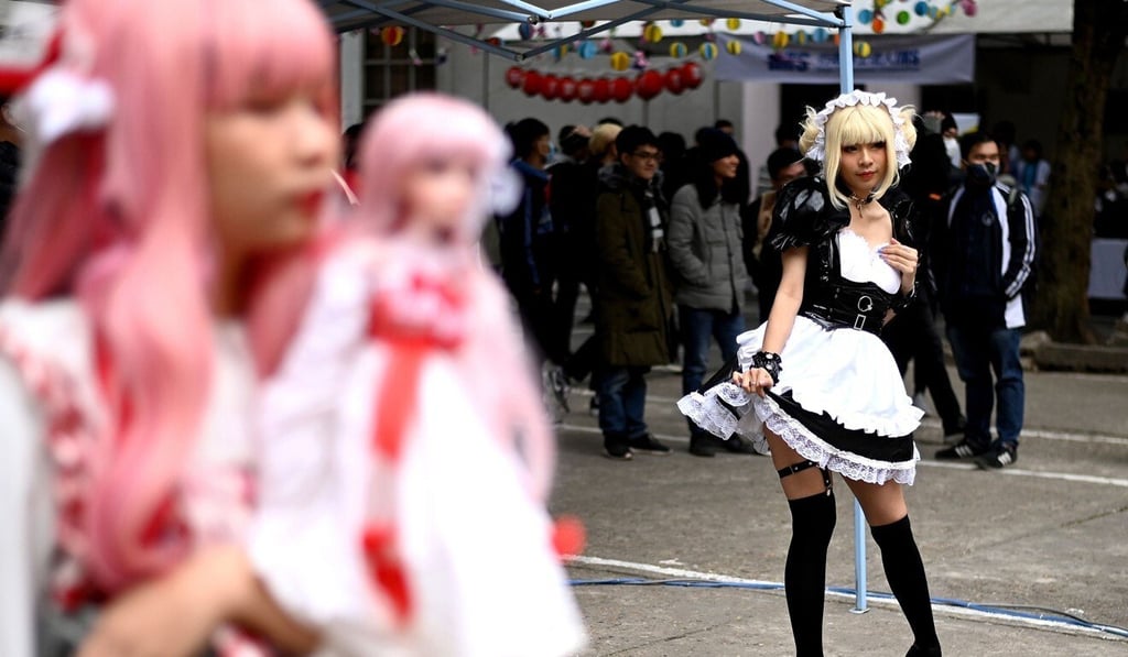 Cosplayers at a costume event. Japan’s government is not planning to revise copyright law as it fears stricter regulations would drive people away from cosplay. Photo: AFP Cosplayers at a costume event. Japan’s government is not planning to revise copyright law as it fears stricter regulations would drive people away from cosplay. Photo: AFP