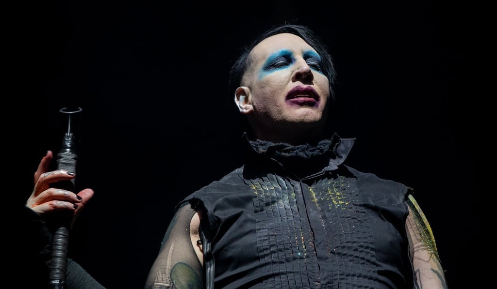 Singer Marilyn Manson performs during the Astroworld Festival in Houston, Texas, in November 2019. Photo: AFP