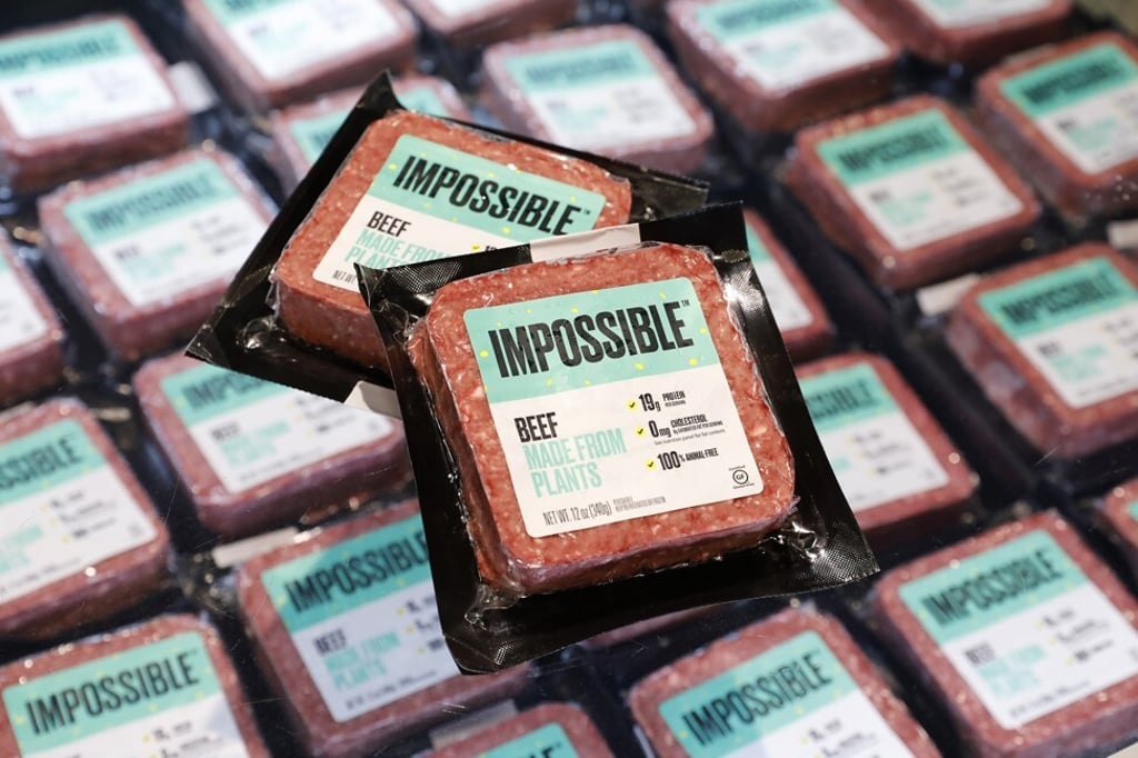 Impossible Foods' packed plant-based beef. Photo: Handout