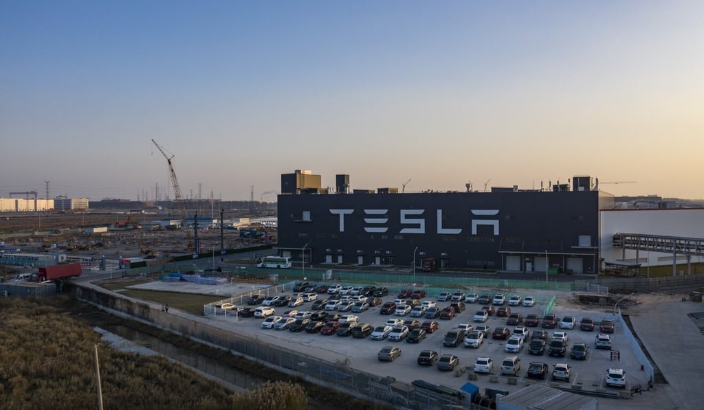 Tesla’s Gigafactory 3 in Shanghai. Photo: Bloomberg Tesla’s Gigafactory 3 in Shanghai. Photo: Bloomberg