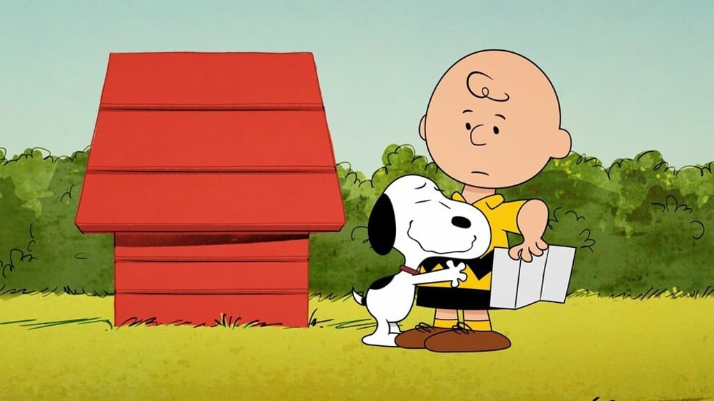 Snoopy and Charlie Brown from the original series “The Snoopy Show” that premiered on Friday on Apple TV+. Photo: Apple via AP