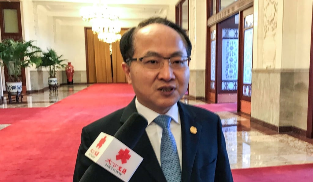 Wang Zhimin, former director of the liaison office, has been demoted to deputy director. Photo: SCMP / Jun Mai Wang Zhimin, former director of the liaison office, has been demoted to deputy director. Photo: SCMP / Jun Mai