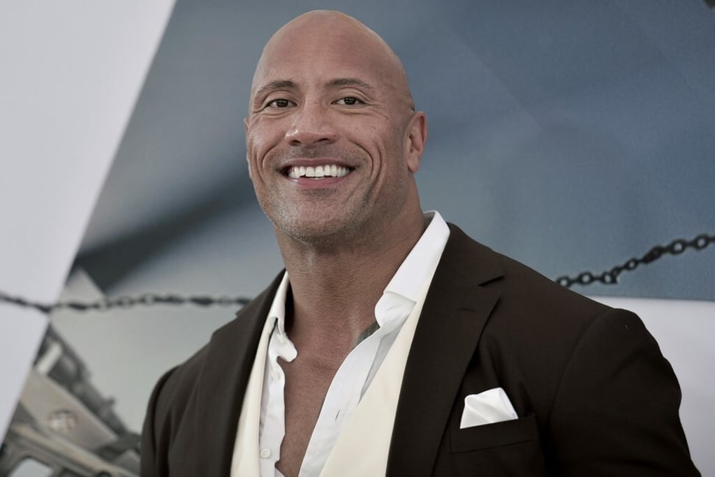 Star of Jumanji, Dwayne Johnson, in July 2019. Photo: Invision/AP