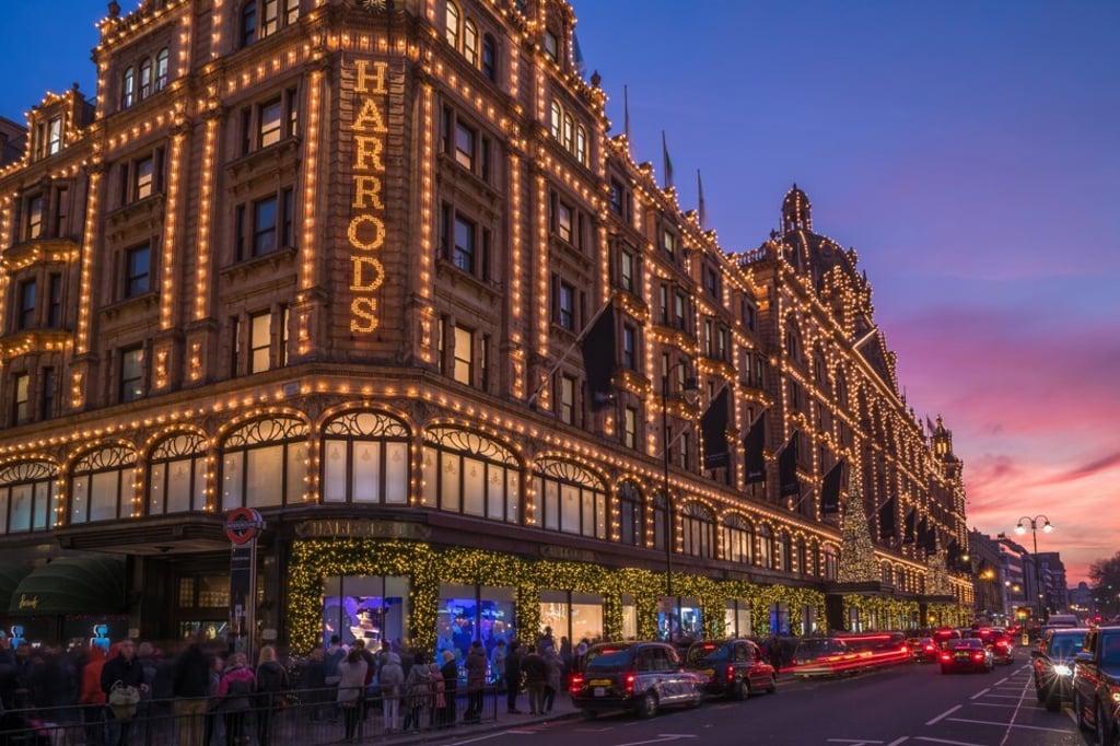 Harrods is one of the most famous luxury stores in London.