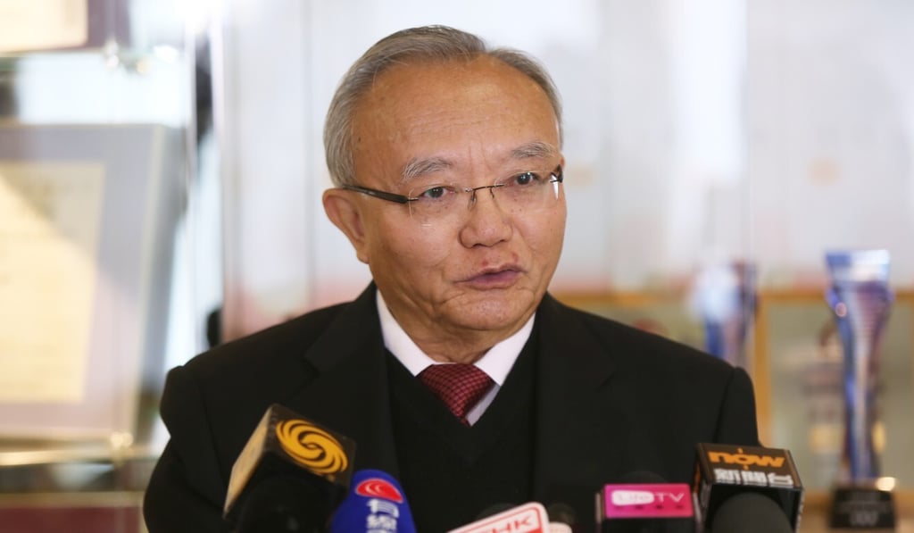 Vice-chairman of the Chinese Association of Hong Kong and Macau Studies Professor Lau Siu-kai. Photo: Xiaomei Chen