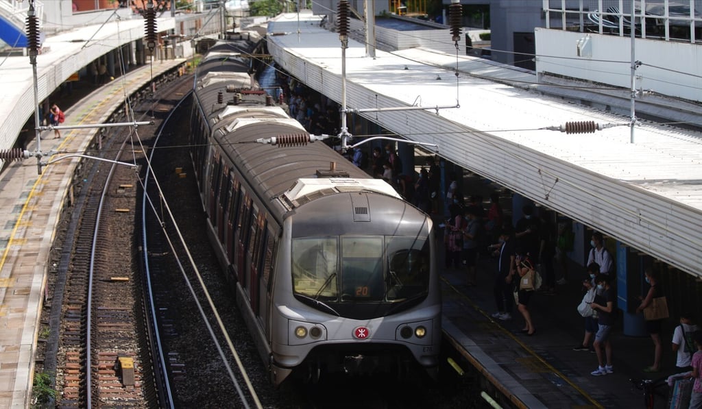 Trains consisting of just nine – rather than the typical 12 – cars made their debut on Saturday on the East Rail line. Photo: Sam Tsang
