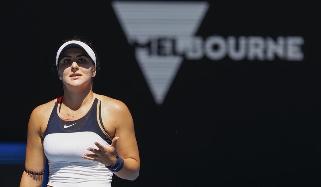 Bianca Andreescu fights that losing feeling. Photo: AP Bianca Andreescu fights that losing feeling. Photo: AP