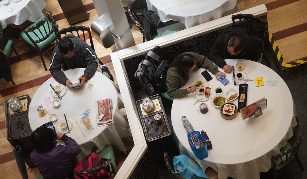 Hong Kong’s restaurants have been under a strict social-distancing regime for months. Photo: Winson Wong
