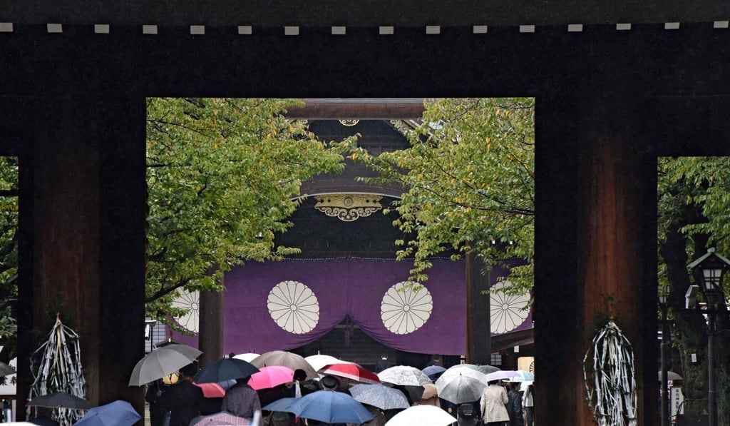 People visit the controversial Yasukuni Shrine in Tokyo. Photo: AFP People visit the controversial Yasukuni Shrine in Tokyo. Photo: AFP
