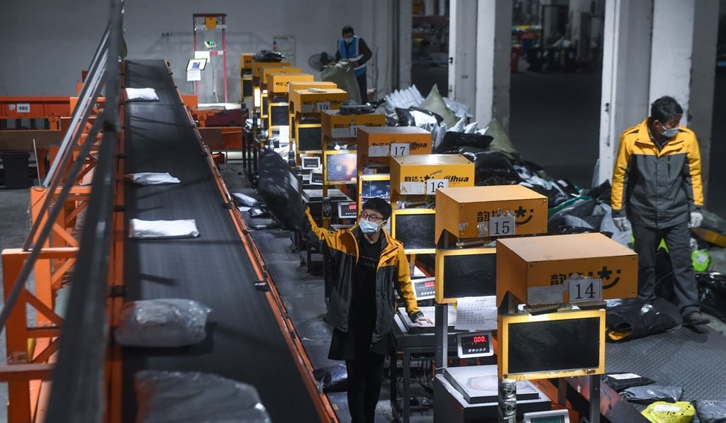 Research firm eMarketer expects 52.1 per cent of China’s total retail sales to come from e-commerce transactions in 2021. Photo: Xinhua Research firm eMarketer expects 52.1 per cent of China’s total retail sales to come from e-commerce transactions in 2021. Photo: Xinhua