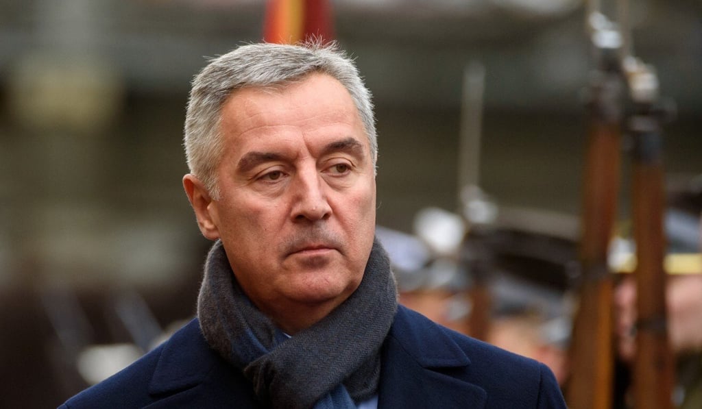 Montenegro's President Milo Djukanovic. Photo: AFP Montenegro's President Milo Djukanovic. Photo: AFP