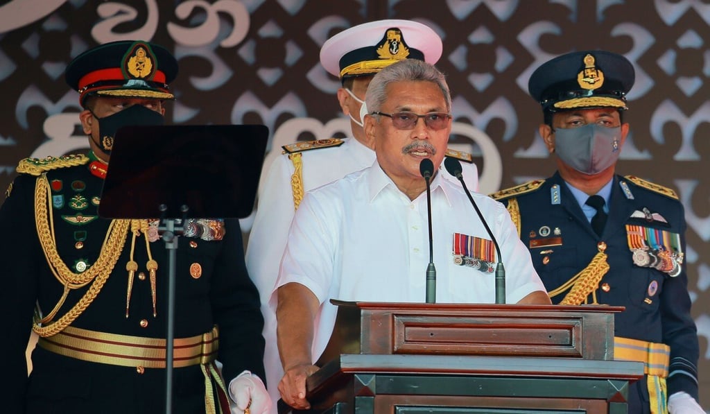Sri Lankan President Gotabaya Rajapaksa is said to be revisiting the port deal with China. Photo: Xinhua Sri Lankan President Gotabaya Rajapaksa is said to be revisiting the port deal with China. Photo: Xinhua