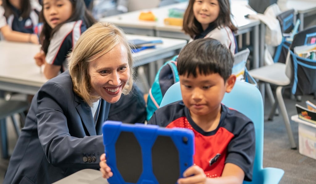 Karrie Dietz (left), head of Stamford American School Hong Kong, where focus on children's social-emotional development will help them to cope with different challenges as adults. Karrie Dietz (left), head of Stamford American School Hong Kong, where focus on children's social-emotional development will help them to cope with different challenges as adults.