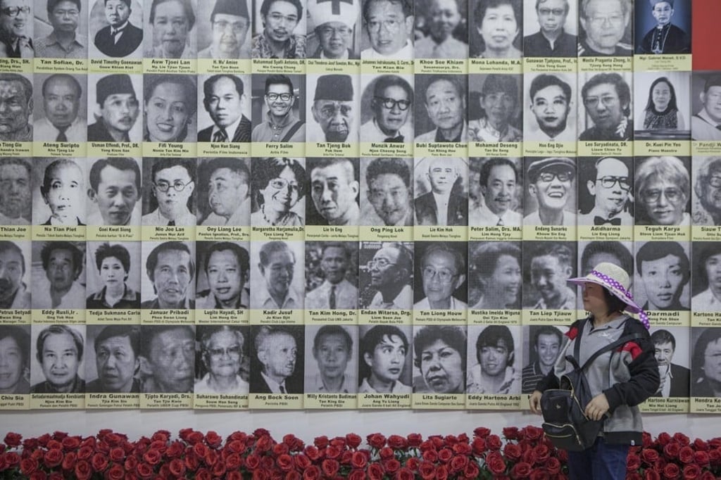 Photographs of citizens of Chinese heritage who contributed to Indonesia in various fields are displayed at the Hakka Museum in Jakarta, Indonesia. Photo: Agoes Rudianto