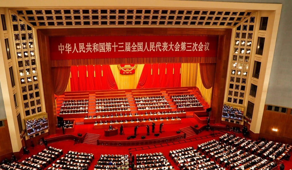Chinese officials and delegates attend the opening session of the NPC at the Great Hall of the People in Beijing, China last year. Photo: Reuters
