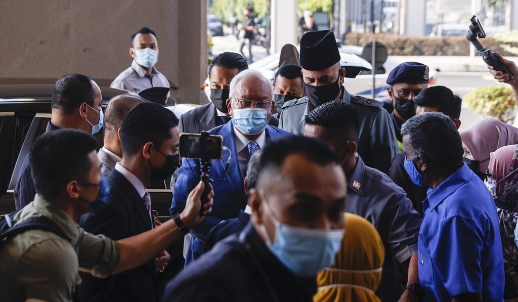 epa09020194 Former Malaysian prime minister Najib Razak during his corruption trial. Photo: EPA