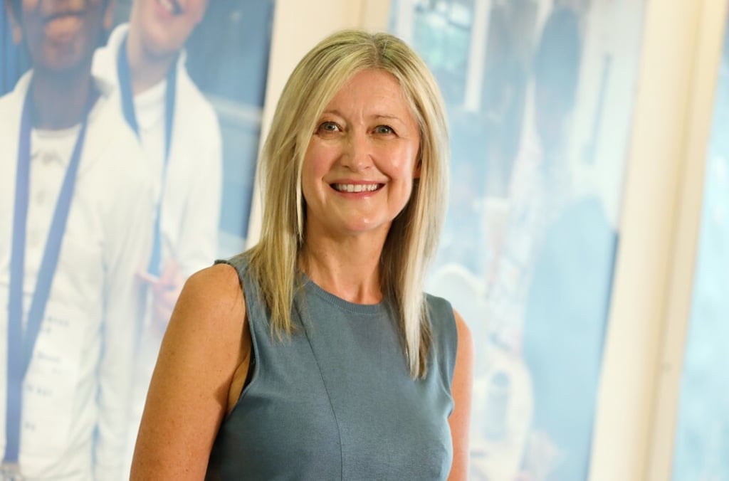 Belinda Greer, CEO of English Schools Foundation at her office in Quarry Bay. Photo: May Tse Belinda Greer, CEO of English Schools Foundation at her office in Quarry Bay. Photo: May Tse