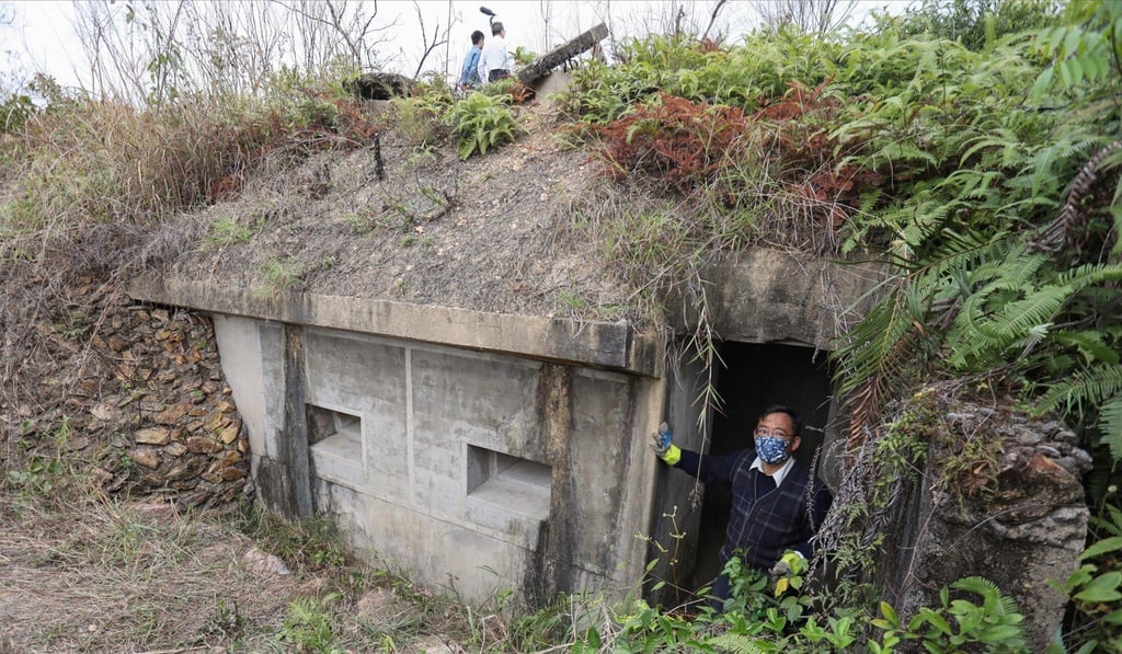 Professor Lawrence Lai said the group of bunkers was the most well-preserved Japanese defensive installation in the city. Photo: May Tse