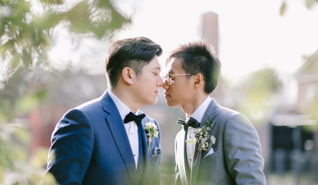 Edgar Ng and husband Henry Li married in London in 2017. Photo: Handout Edgar Ng and husband Henry Li married in London in 2017. Photo: Handout