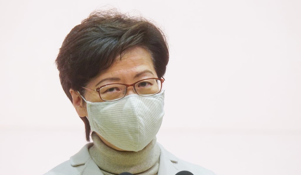 Chief Executive Carrie Lam on Tuesday said Beijing had been troubled by Hong Kong’s political scene for nearly two decades. Photo: Sam Tsang