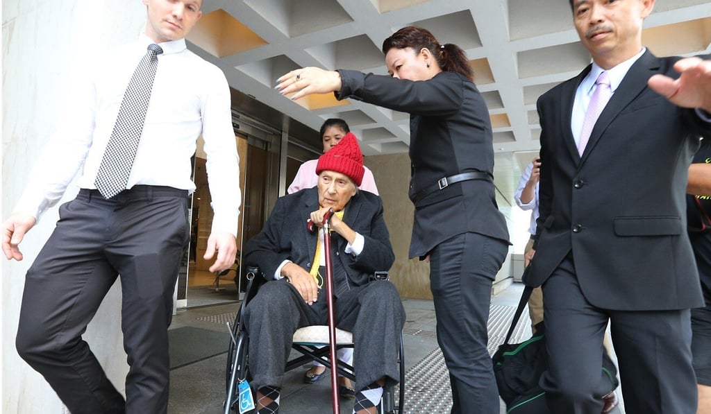 Billionaire Eric Hotung was described as a tyrant by his son. Photo: Felix Wong