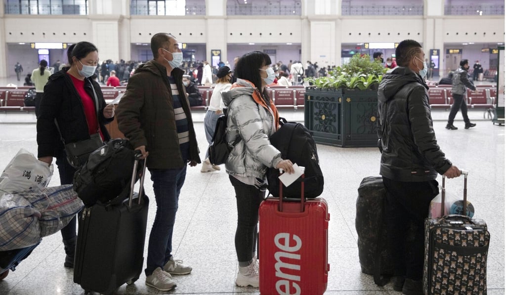 Beijing has already implemented a “green health code” system for use within China. Photo: Xinhua Beijing has already implemented a “green health code” system for use within China. Photo: Xinhua