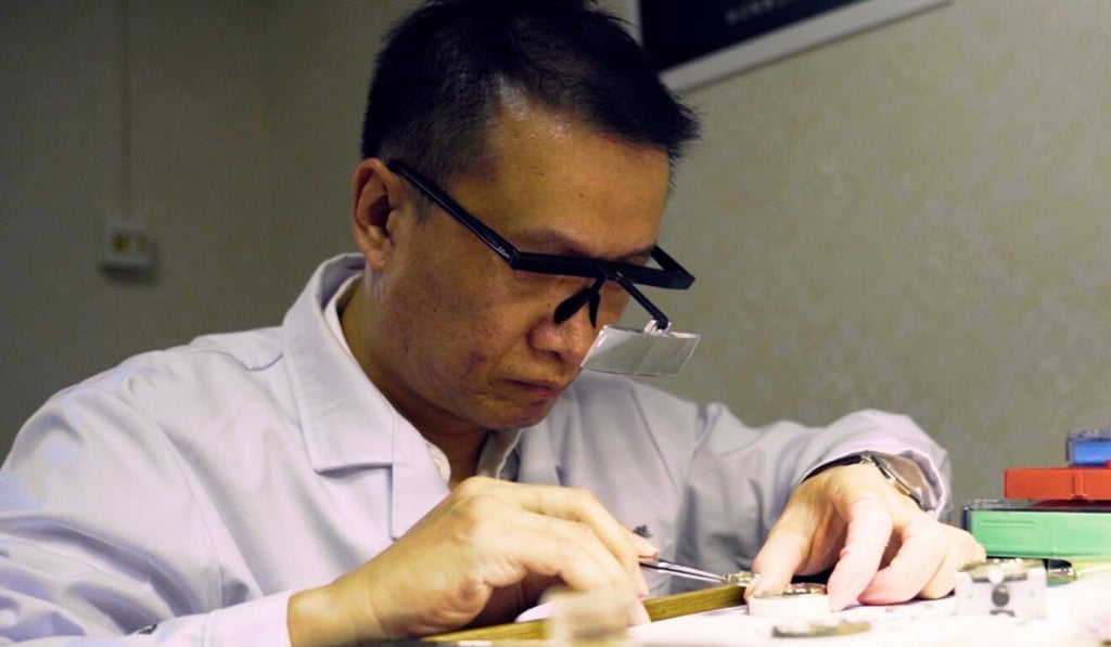 Lin Yonghua is one of only three people in China accredited by the AHCI, a prestigious association of independent watchmakers. Photo: Fang Xin