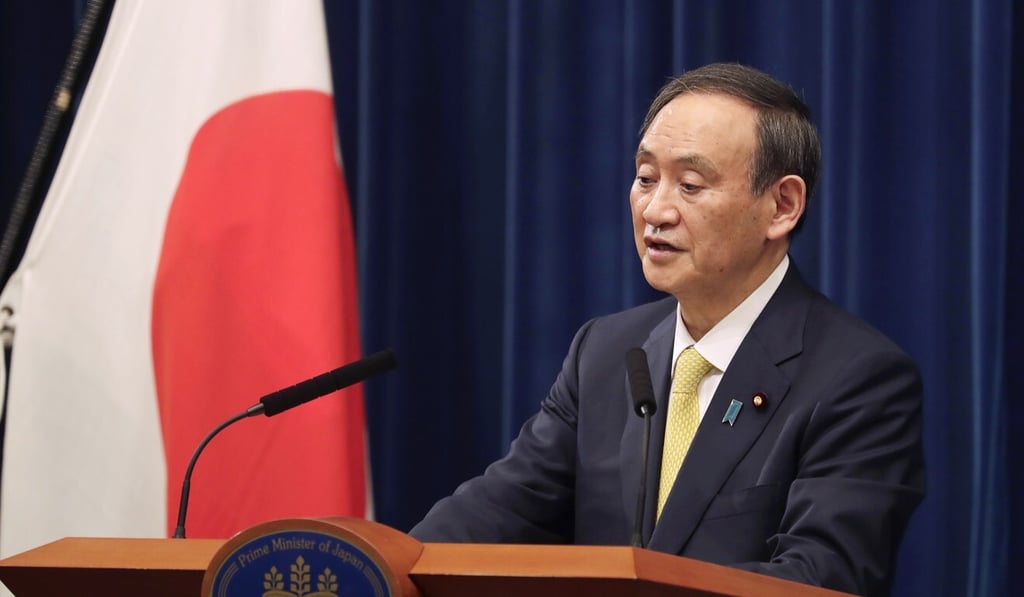 Japanese Prime Minister Yoshihide Suga is set to meet US President Joe Biden in Washington next month. Photo: AP Japanese Prime Minister Yoshihide Suga is set to meet US President Joe Biden in Washington next month. Photo: AP