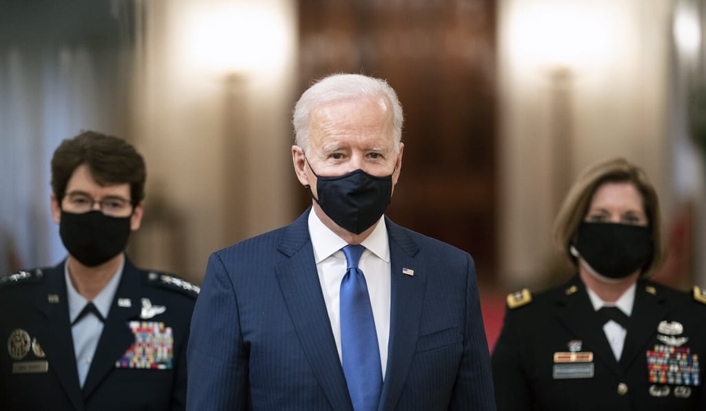 US President Joe Biden picked General Jacqueline Van Ovost as commander of the US Transportation Command and Lieutenant General Laura Richardson as commander of the US Southern Command. Photo: Bloomberg US President Joe Biden picked General Jacqueline Van Ovost as commander of the US Transportation Command and Lieutenant General Laura Richardson as commander of the US Southern Command. Photo: Bloomberg