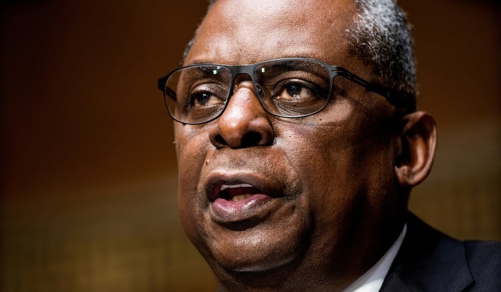 Secretary of Defence Lloyd Austin has named China as a “pacing threat”. Photo: Reuters