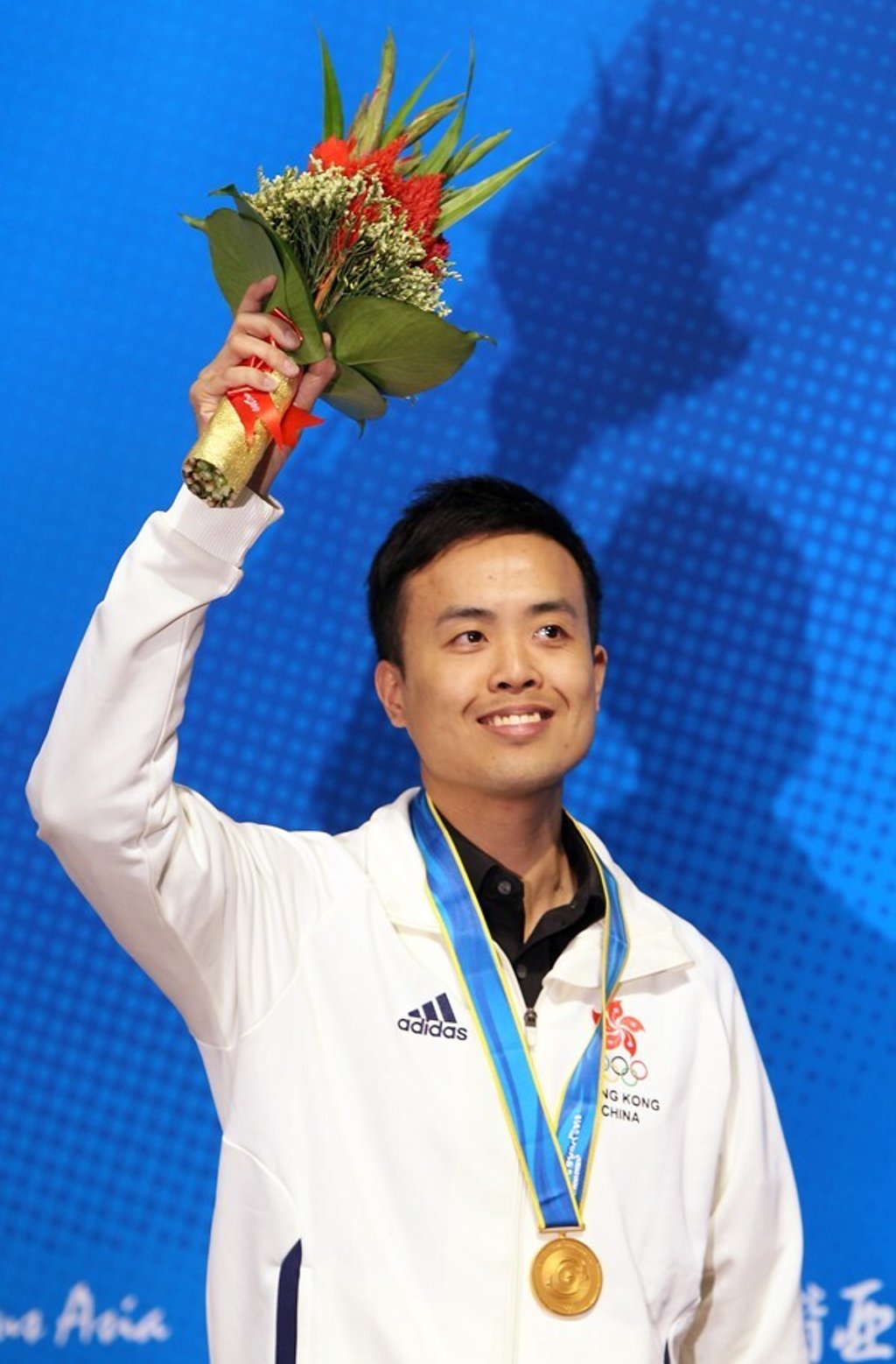 Hong Kong’s Marco Fu wins gold in the men’s singles at the 2010 Guangzhou Asian Games, beating Chinese star Ding Junhui in the final. Photo: SCMP Hong Kong’s Marco Fu wins gold in the men’s singles at the 2010 Guangzhou Asian Games, beating Chinese star Ding Junhui in the final. Photo: SCMP