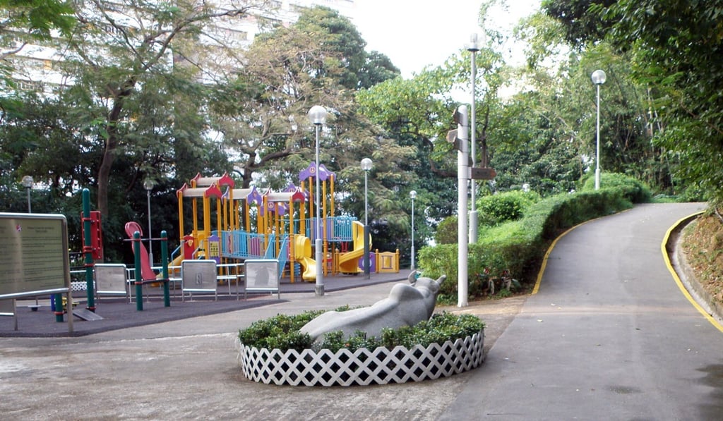 A view of Central Kwai Chung Park, where the alleged assault took place. Photo: SCMP