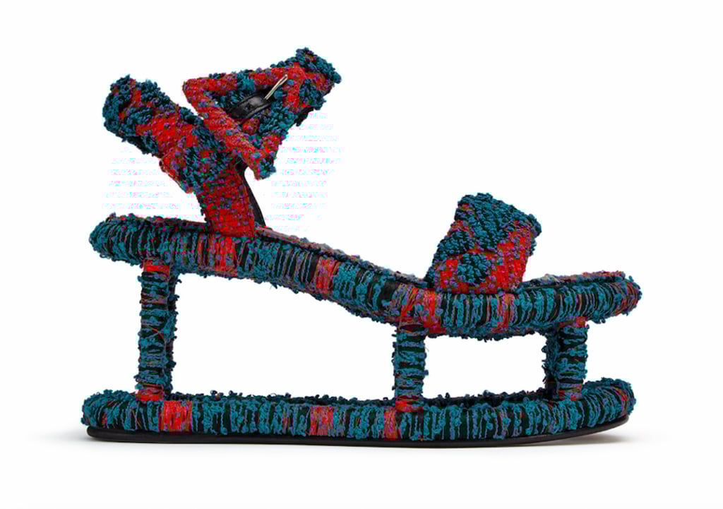 Many of the shoes in the Salon 01 collection have a crafty look with homespun finishes. Photo: Bottega Veneta Many of the shoes in the Salon 01 collection have a crafty look with homespun finishes. Photo: Bottega Veneta