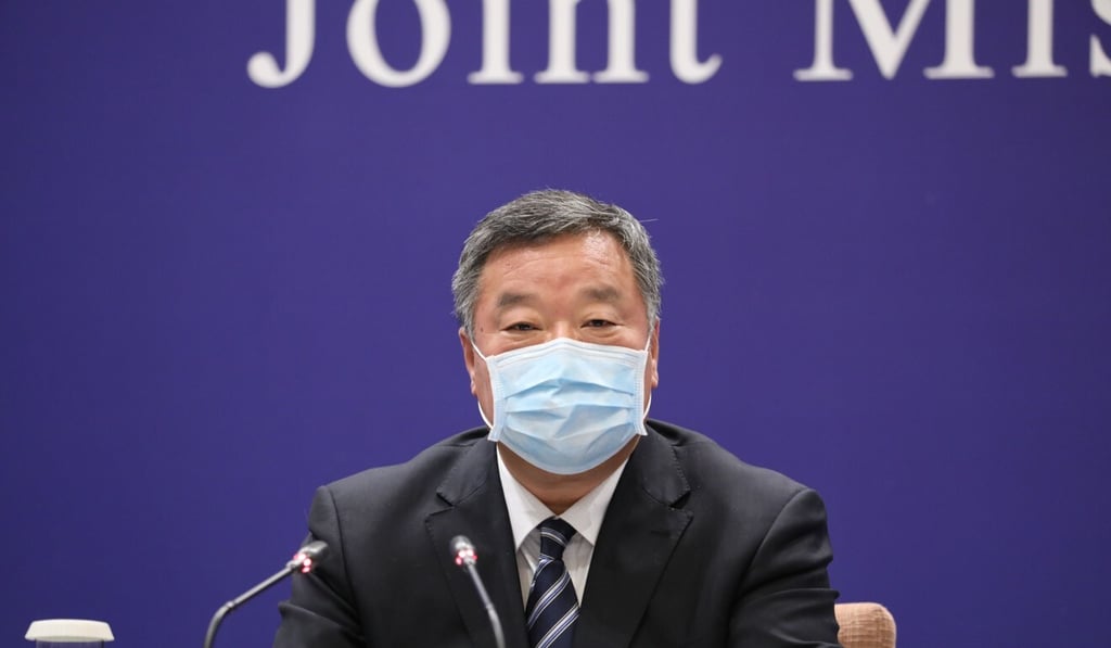 Liang Wannian, team leader of the WHO-China joint mission investigating the origin of Covid-19. Photo: Simon Song