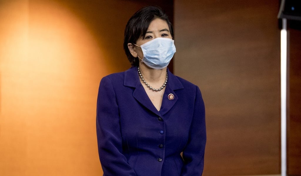 Representative Judy Chu, head of the Congressional Asian Pacific American Caucus, told colleagues that the Atlanta gunman’s “targets were no accident” and that “this day was coming”. Photo: AP Representative Judy Chu, head of the Congressional Asian Pacific American Caucus, told colleagues that the Atlanta gunman’s “targets were no accident” and that “this day was coming”. Photo: AP