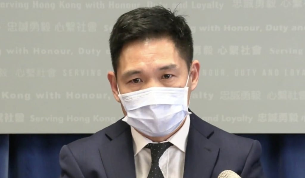 Superintendent Simon Cheung says the force has enhanced enforcement action after illegal parking activities came to its notice in recent months. Photo: Facebook