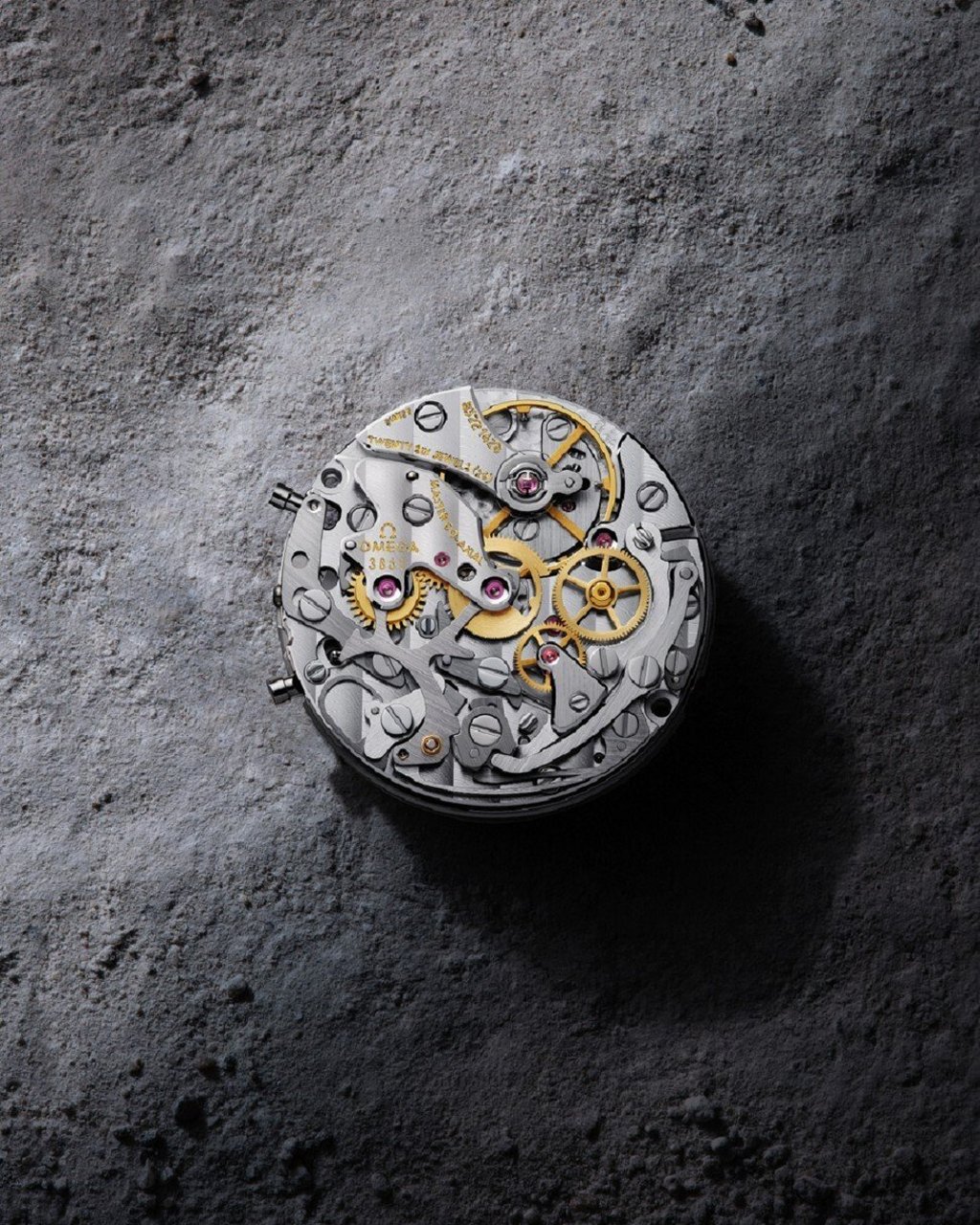 The new Speedmaster Moonwatch is powered by the Master Chronometer-certified Calibre 3861. Photo: Omega