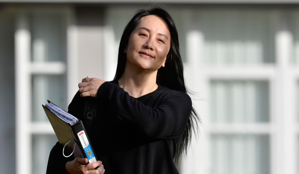 Huawei Technologies chief financial officer Meng Wanzhou leaves her home to attend a court hearing on Monday in Vancouver, British Columbia. Photo: Reuters Huawei Technologies chief financial officer Meng Wanzhou leaves her home to attend a court hearing on Monday in Vancouver, British Columbia. Photo: Reuters