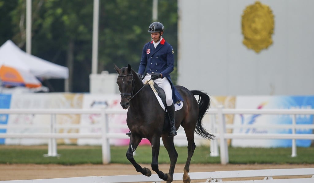 Patrick Lam was the first show jumper from Hong Kong to achieve the MER for 2020 Tokyo Games. Photo: Handout Patrick Lam was the first show jumper from Hong Kong to achieve the MER for 2020 Tokyo Games. Photo: Handout