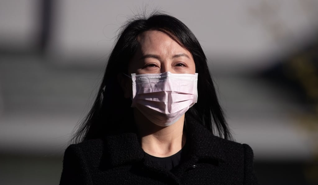 Meng Wanzhou leaves her home to attend a hearing at the Supreme Court of British Columbia on Monday. Photo: DPA Meng Wanzhou leaves her home to attend a hearing at the Supreme Court of British Columbia on Monday. Photo: DPA
