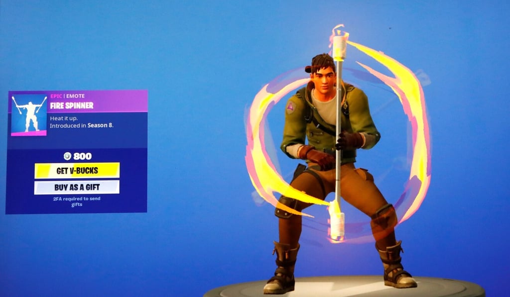 The video game Fortnite by Epic Games is pictured on a screen in this picture illustration. Photo: Reuters