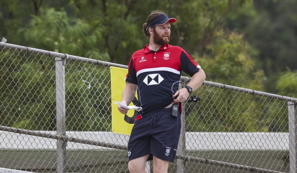 Former coach of the Hong Kong national rugby team Andrew Hall during a game against the South China Tigers at the Aberdeen Sports Ground in 2019. Photo: Jonathan Wong Former coach of the Hong Kong national rugby team Andrew Hall during a game against the South China Tigers at the Aberdeen Sports Ground in 2019. Photo: Jonathan Wong