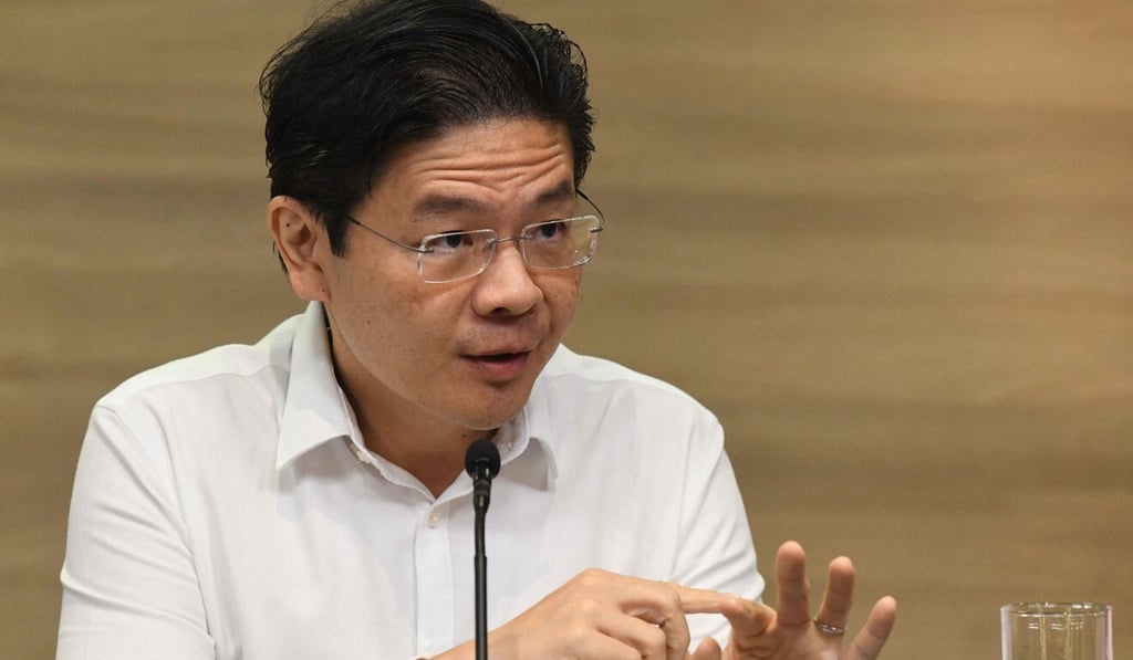 Lawrence Wong, who co-chairs Singapore’s Covid-19 task force. Photo: AFP Lawrence Wong, who co-chairs Singapore’s Covid-19 task force. Photo: AFP